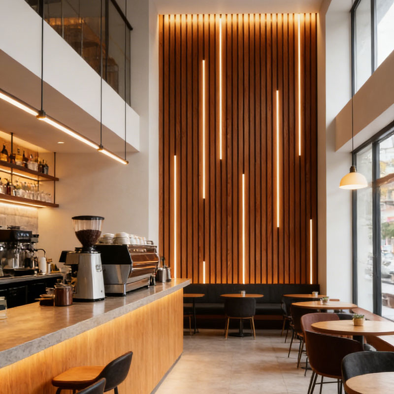 Slatted Wooden Acoustic Panel