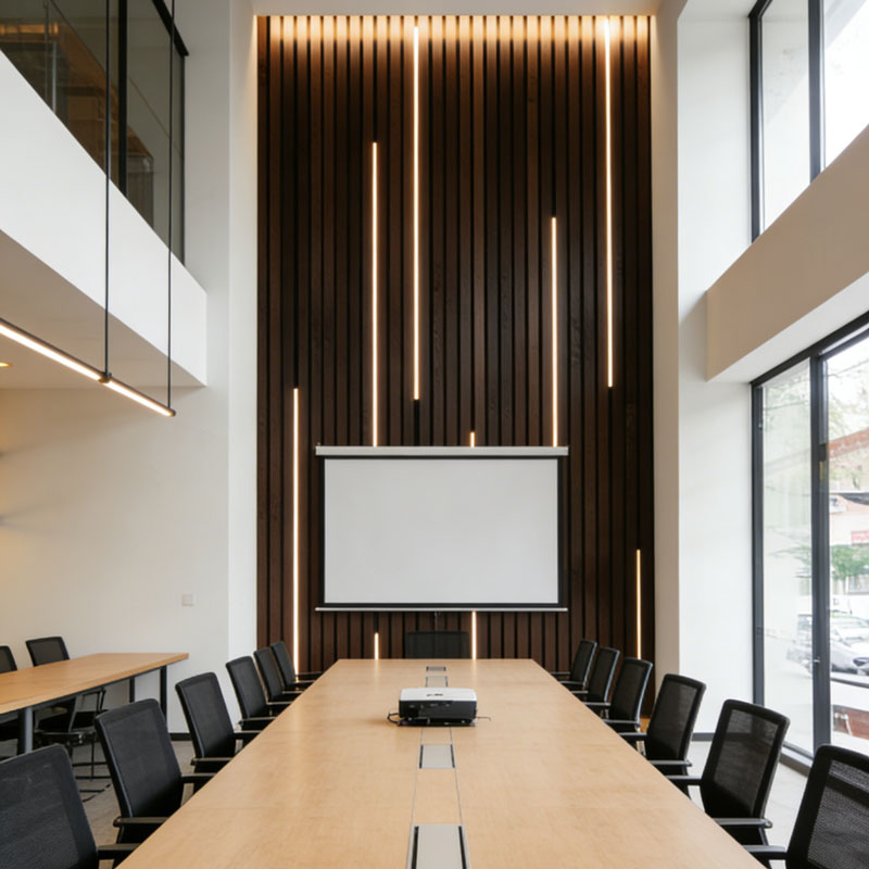 Slatted Wooden Acoustic Panel