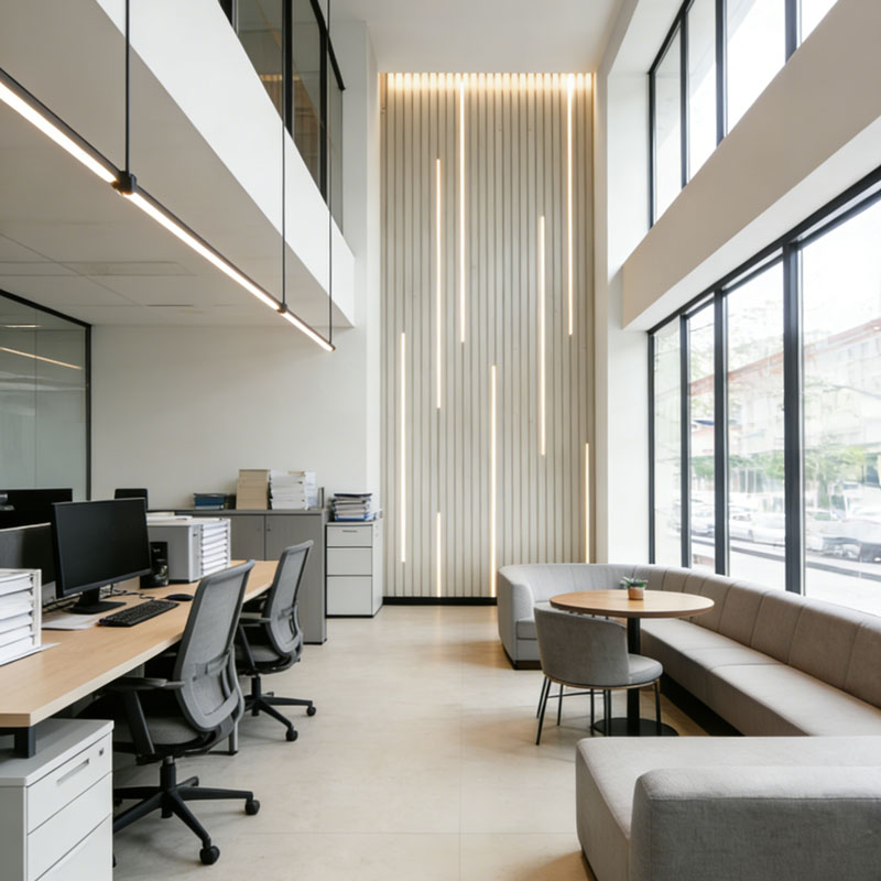 Slatted Wooden Acoustic Panel