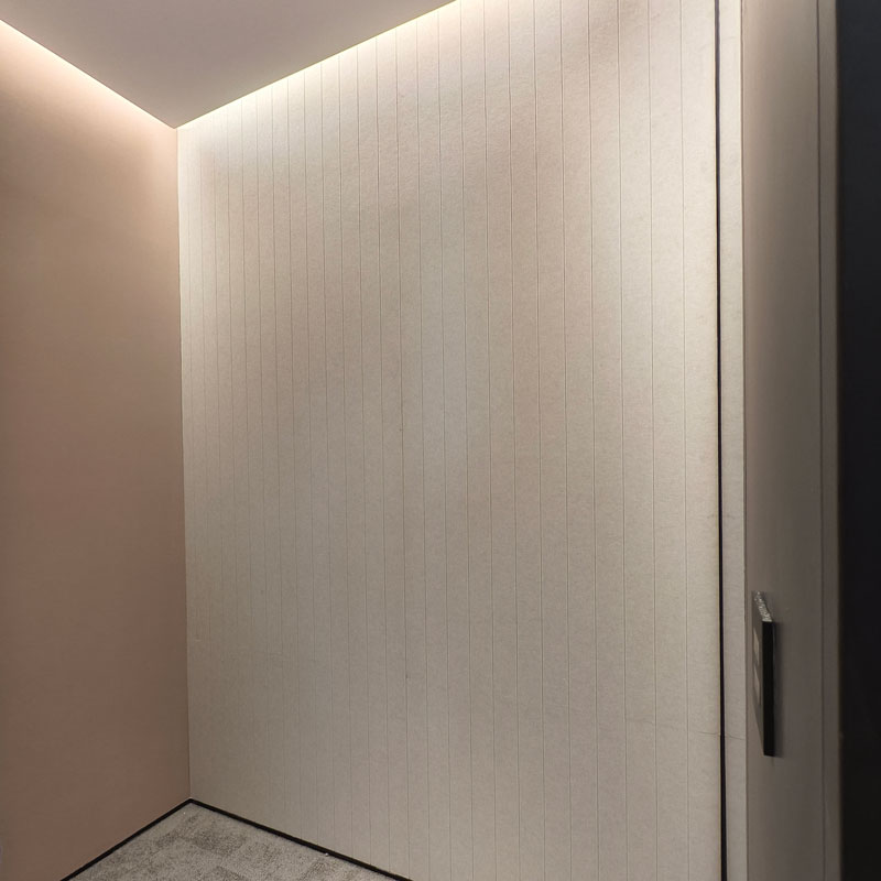 Slatted Polyester Fiber Acoustic Panel