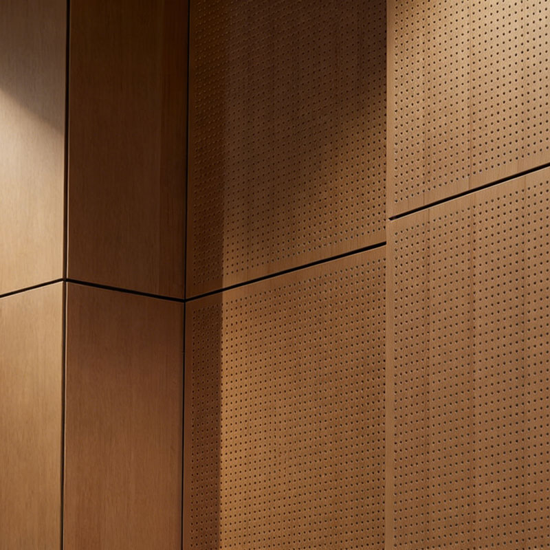Perforated Wooden Acoustic Panel