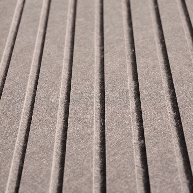 Slatted Polyester Fiber Acoustic Panel