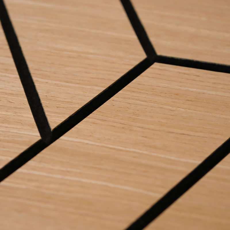 Veneer-Finished Polyester Acoustic Panel