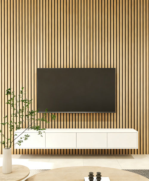 Slatted Wooden Acoustic Panel