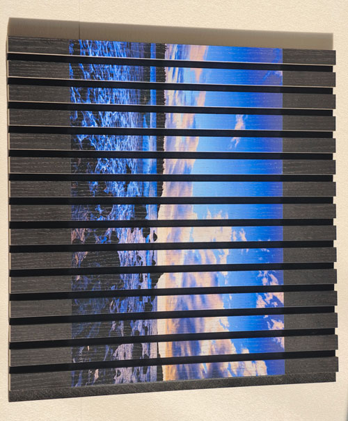 Slatted Wooden Custom-Printed Acoustic Panel