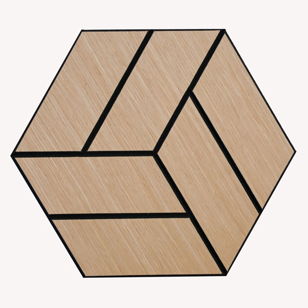 Veneer-Finished Polyester Acoustic Panel